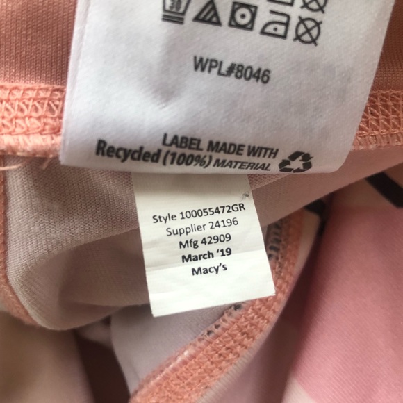 Ideology Macy’s Pink Geometric Print Leggings XL - Picture 8 of 8